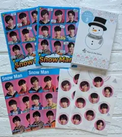 【新品】SnowMan A5クリアファイル6枚&マスクセット