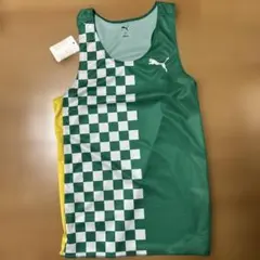 新品同様 プーマ PUMA レオパード柄 ランニングシングレット Sサイズ