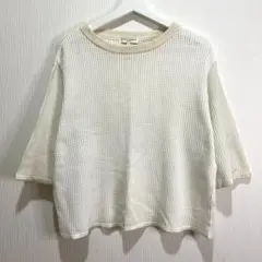 オープニングセレモニー メッシュ シルバー Tシャツ レディース