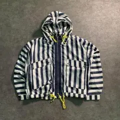 TLA1【ZARA】ショート丈 ジップアップパーカー モード 古着used