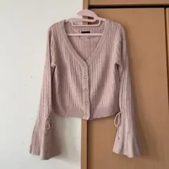 ビジューボタンカーディガン