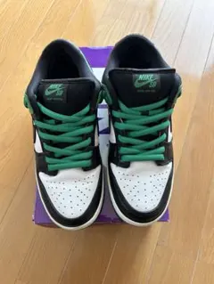 Nike SB Dunk Low Pro ブラック/ホワイト/グリーン
