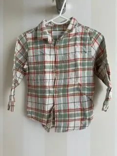 ZARA チェック柄長袖シャツ 18-24ヶ月
