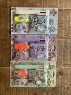 ラブブ文房具セット　3セット