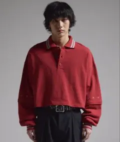 【GRANCY】 赤ポロシャツ サイズL（完売品）のサムネイル