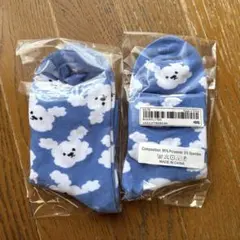 ソックス 靴下 犬柄 2足セット