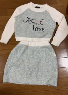 Jenni loveセーターとスカートセット　130センチ