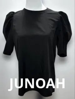 黒のパフスリーブTシャツ P-0502-1381-0035のサムネイル