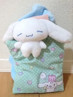 シナモロールの寝袋型ぬいぐるみティッシュケース