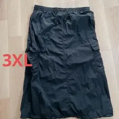 テックカーゴミディスカート　3XL ブラック