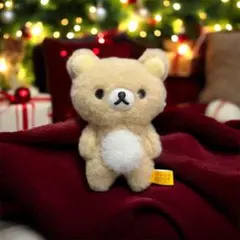 【タグあり、未使用】リラックマ ふわふわフェルト風 マスコットキーチェーン