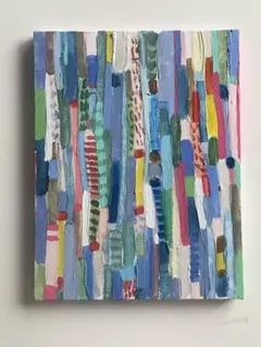 アクリル画 抽象画 2枚セット キャンバスアート - メルカリ