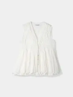 Cotton Tiered Volume Blouse