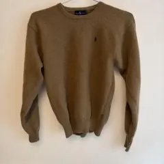 Ralph Lauren クルーネックニット ブラウン Mサイズ
