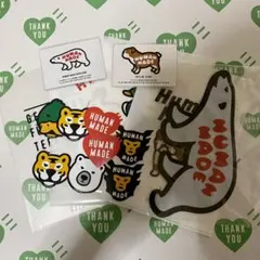 HUMAN MADE 小物ケース、ステッカー、クリアファイル他