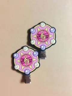 おジャ魔女どれみ　ヘアクリップ　パララタップ　2個セット