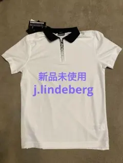 新品未使用　j.lindeberg ポロシャツ ファスナー付き