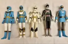 戦隊ヒーロー　ソフビ　5体セット