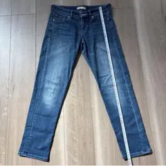 レディースM UNIQLO スキニーデニム 23サイズ スリムフィットジーンズ