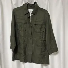 [匿名配送]古着ミリタリージャケット オリーブ
