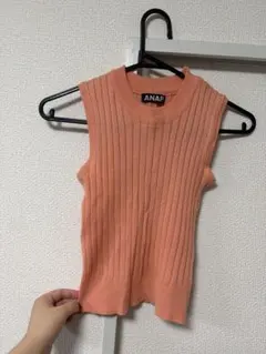 ANAP ピンク ノースリーブ ニット