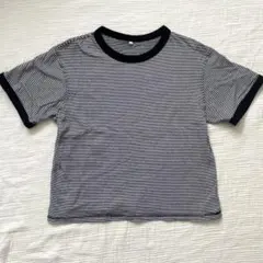 ストライプカジュアルTシャツ LLサイズ