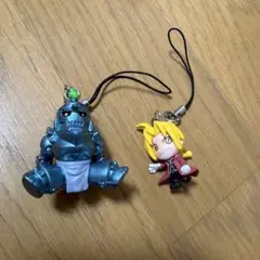 鋼の錬金術師 限定フィギュア エドワード&アルフォンス ストラップセット