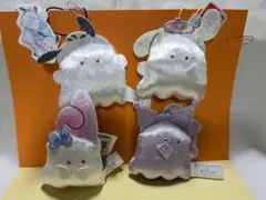 【新品未使用タグ付】 オバケーヌ サンリオ マスコット 4種セット タグ付き
