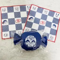 ペコちゃん ポコちゃん ハンカチ エコバッグ ノベルティ タオル 75周年