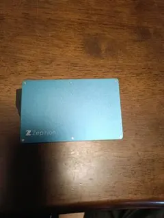 Zepirion カードケース スカイブルー マネークリップ付