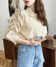 ストライプシャツ