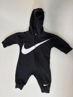 セール★Nike フード付きロンパース 3M 黒 56cm-62cm