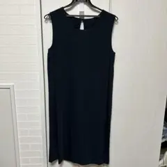 NATURAL BEAUTY BASIC ネイビー ノースリーブワンピース M