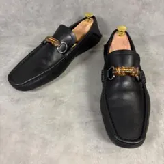 GUCCI グッチ バンブービット　ドライビング　ローファー　黒