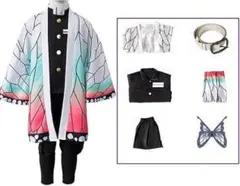 ☆鬼滅の刃 胡蝶しのぶ 110cm 衣装 コスプレ子供用