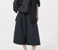 UNIQLO ナイロンキュロット　丈短め　XXL 黒