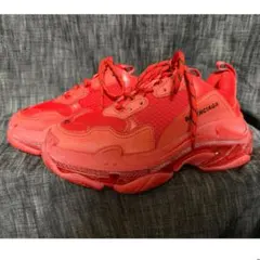 新品】バレンシアガ TRACKTrainers スニーカー メンズ レザー 赤 