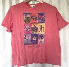 【チチカカ】ロテリアカードTシャツ　フリーサイズ　レッド　穴ありのサムネイル