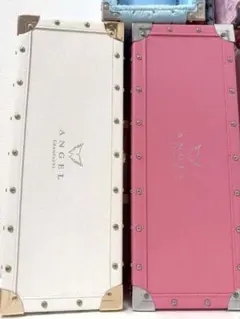ANGEL CHAMPAGNE ピンク ケース 空瓶付き - メルカリ