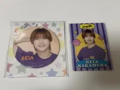 中村嶺亜 缶バッジ プロフィールカードセット