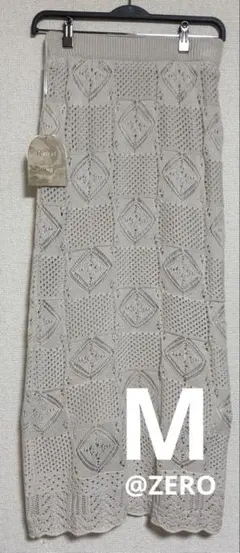しまむら mog レースニットスカート M