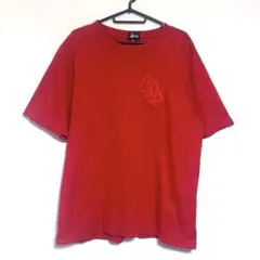希少 90s USA製 Stussy ステューシー 立体ロゴ Tシャツ M