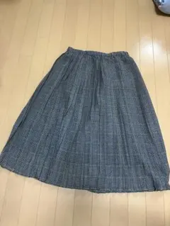 レディースプリーツスカートチェック柄