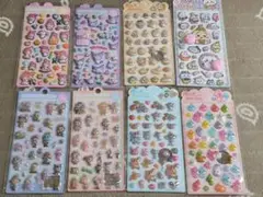 ①3D 立体シール 8枚 空気シール 肉球シール まとめ売り