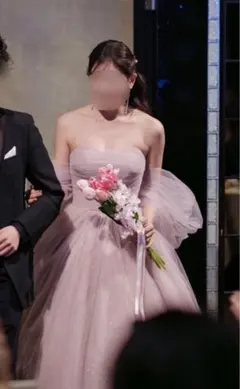 ハツコエンドウstella風　カラードレス　結婚式