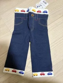 ホットビスケッツ　HOTB 車刺繍 ネイビー レギンス