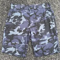 ビームスゴルフ　ストレッチ　ハーフパンツ　総柄　カモフラ柄　ゴルフウェア　S
