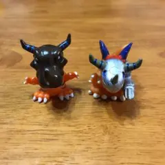【希少】デジモンアドベンチャー指人形グレイモン メタルグレイモン