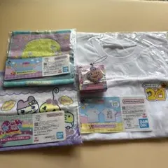 たまごっち 一番くじ　タオル・Tシャツ・キーホルダーセット