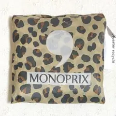 モノプリ　monoprix エコバッグ　レオパード